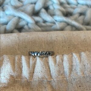 James Avery Silver Heart Ring